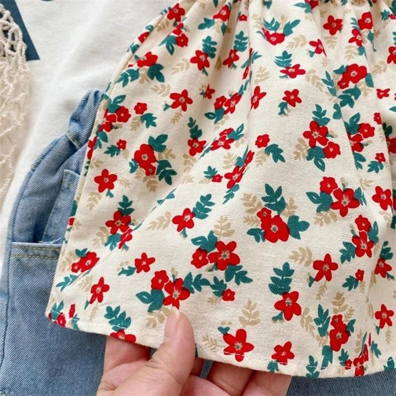 طقم صيفي للبنات: تنورة كت وشورت – مريح وأنيق